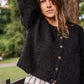 Betty Mohair Cardigan in Black Made to Order