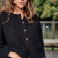 Betty Mohair Cardigan in Black Made to Order