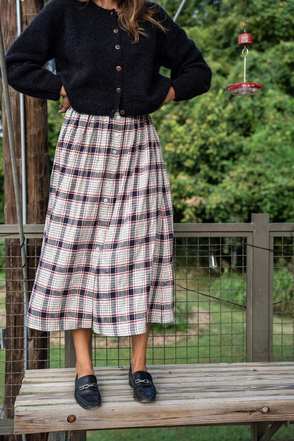 Betty Mohair Cardigan in Black Made to Order