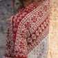 Imogene Oversized Wool Henley in Snowflake Print Made to Order