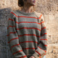 Roslin Wool Pullover in Beige and Orange Made to Order