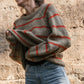 Roslin Wool Pullover in Beige and Orange Made to Order