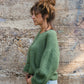 Betty Mohair Cardigan in Shamrock Made to Order