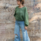 Betty Mohair Cardigan in Shamrock Made to Order
