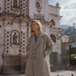 Portuguese Wool Polly Coat in Tan and Cream Herringbone Made to Order