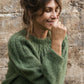 Mildred Mohair Raglan Pullover in Shamrock Made to Order