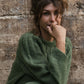 Mildred Mohair Raglan Pullover in Shamrock Made to Order