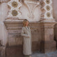 Portuguese Wool Polly Coat in Tan and Cream Herringbone Made to Order