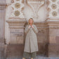 Portuguese Wool Polly Coat in Tan and Cream Herringbone Made to Order