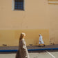 Portuguese Wool Polly Coat in Heathered Brown and Cream Herringbone Made to Order
