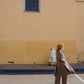 Portuguese Wool Polly Coat in Heathered Brown and Cream Herringbone Made to Order