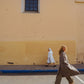 Portuguese Wool Polly Coat in Heathered Brown and Cream Herringbone Made to Order