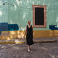 Marcy Midi Dress in Black Linen
