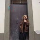 Portuguese Wool Pieper Coat in Brown and Navy Small Check Made to Order