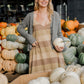 Alpaca Robbi Cardigan Sweater in Grey Made to Order