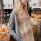 Alpaca Robbi Cardigan Sweater in Grey Made to Order
