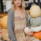 Alpaca Robbi Cardigan Sweater in Grey Made to Order
