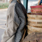 Portuguese Wool Pieper Coat in Neutral Mix-Match Herringbone Made to Order