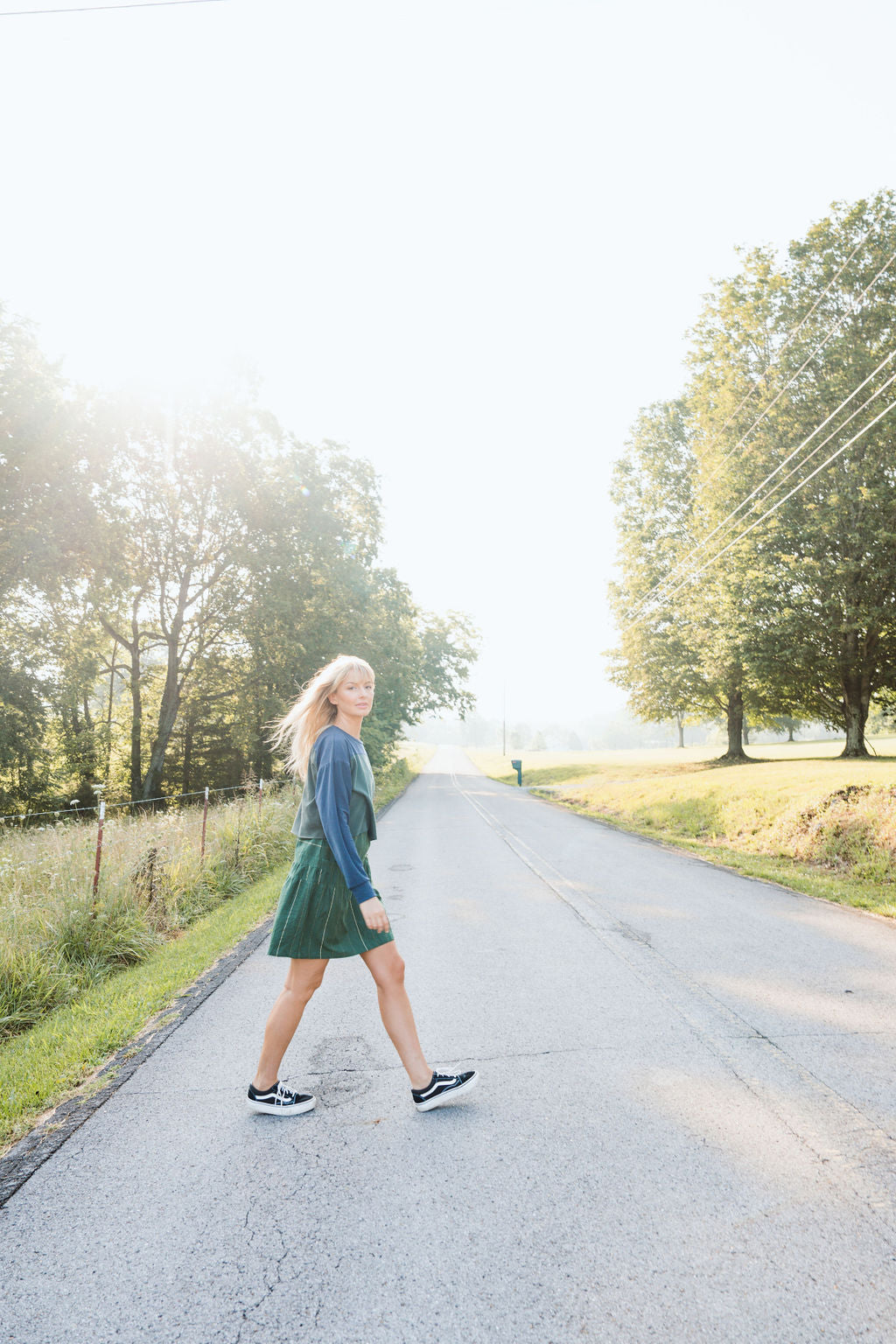 Handwoven Bina Dress in Dark Green - Pre-Order 2/30