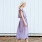 Claudia Mauve Paint Print Made to Order Set and Dress