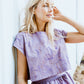 Claudia Mauve Paint Print Made to Order Set and Dress