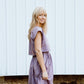 Claudia Mauve Paint Print Made to Order Set and Dress