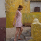 Marcy Mini Dress in Rose Linen