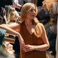 Marcy Mini Dress in Terracotta Cotton