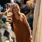 Marcy Mini Dress in Terracotta Cotton