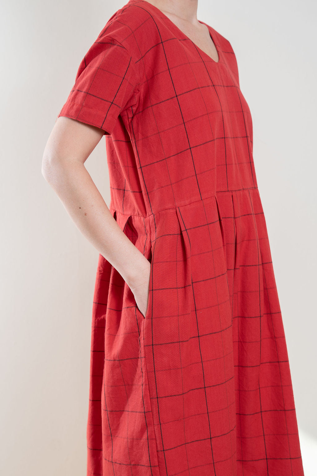 Eloise Handwoven Cotton Dress in Multiple Colors