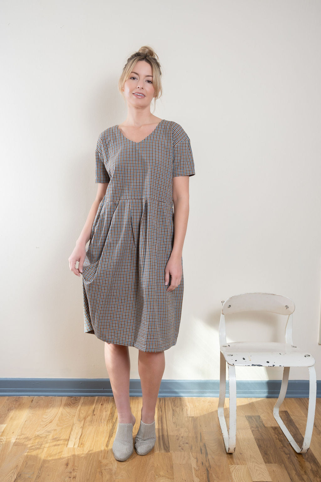 Eloise Handwoven Cotton Dress in Multiple Colors