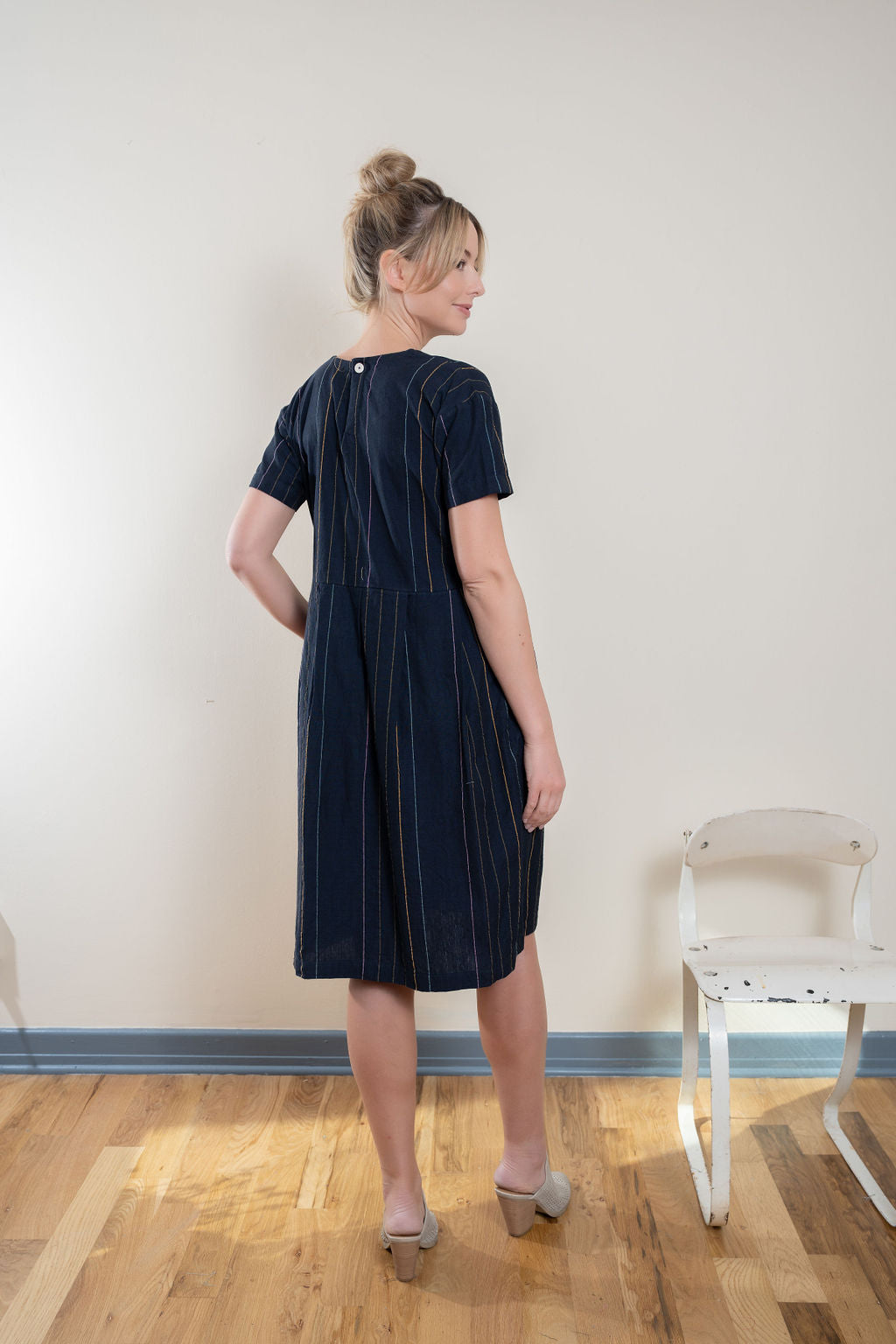 Eloise Handwoven Cotton Dress in Multiple Colors