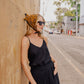 Trouser Pants in Black Linen
