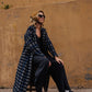 Trouser Pants in Black Linen