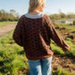 Frida Henley in Ruse and Blue Stripe Made to Order