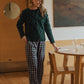 Hand Knit Nepali Wool Jill Sweater in Emerald Green Made to Order