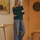 Hand Knit Nepali Wool Jill Sweater in Emerald Green Made to Order