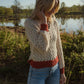 Denise Lace Cotton Sweater Made to Order