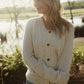 Alpaca Robbi Cardigan Sweater in Beige Made to Order