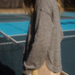 Baby Alpaca Shannon Pullover in Grey Made to Order