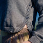 Baby Alpaca Shannon Pullover in Grey Made to Order