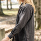 Button-Up Shirt in Black Linen Made to Order