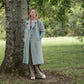 Portuguese Wool Polly Coat in Vintage Cream Made to Order