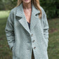 Portuguese Wool Polly Coat in Vintage Cream Made to Order