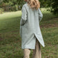 Portuguese Wool Polly Coat in Vintage Cream Made to Order