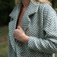 Portuguese Wool Polly Coat in Vintage Cream Made to Order