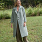Portuguese Wool Polly Coat in Vintage Cream Made to Order