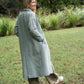 Portuguese Wool Polly Coat in Vintage Cream Made to Order