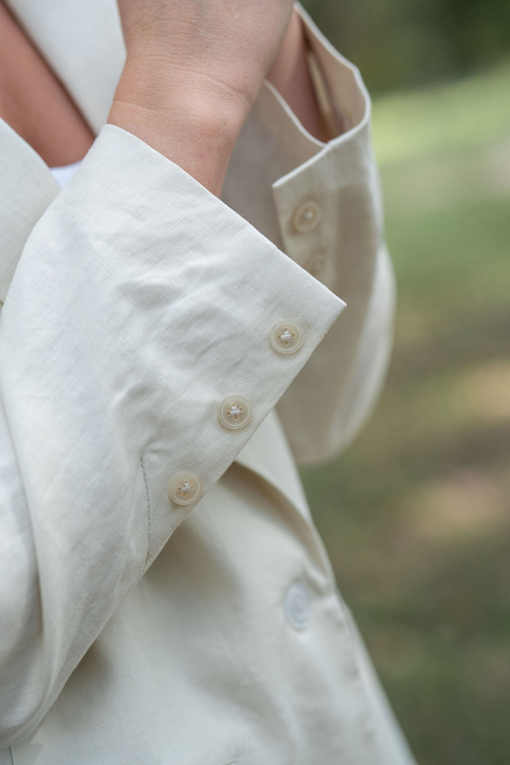 Jessica Linen Blazer Made to Order