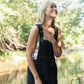 Dilsi Handwoven Cotton Overalls in Black Made to Order